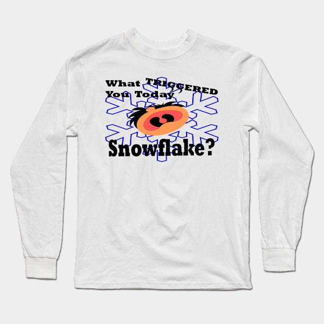 Triggered Snowflake Long Sleeve T-Shirt by AmicusDeus